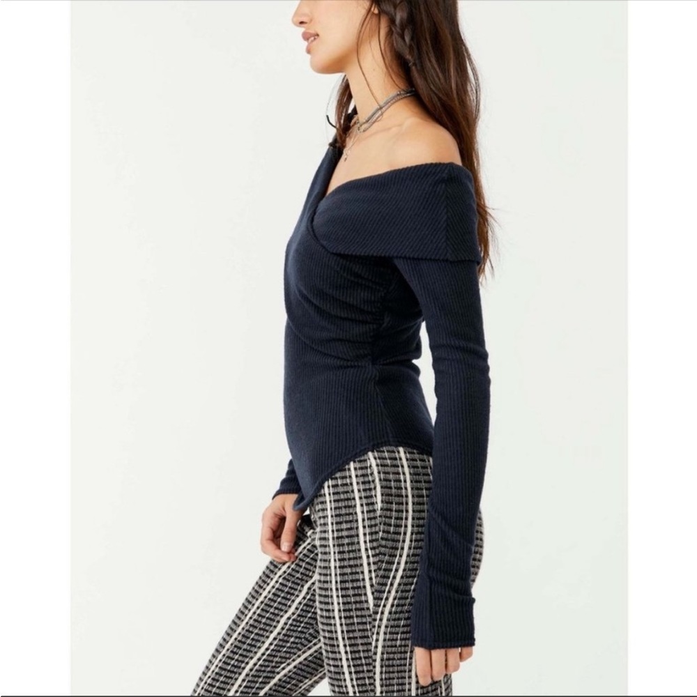 Free People NWT Marley Off The Shoulder Top - Picture 3 of 13